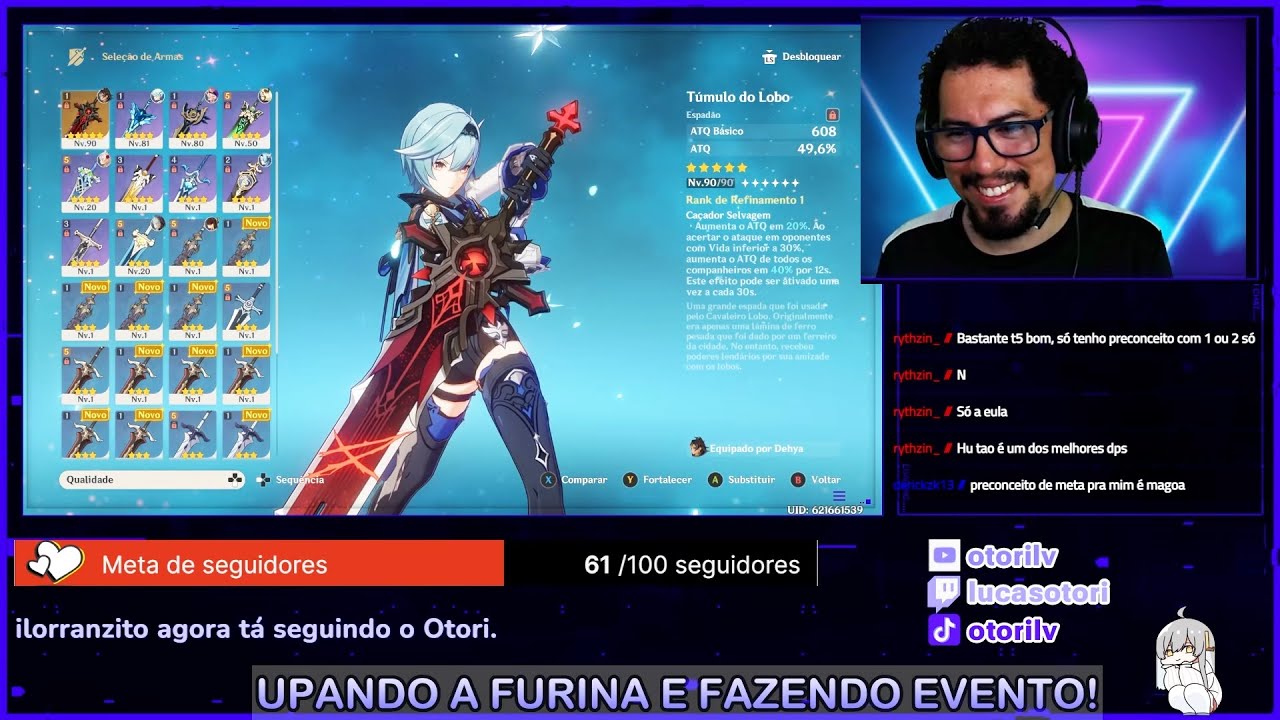 Os vídeos de Lucas (@lucasbeehappy) com Fontaine (Genshin Impact) -  Starrysky