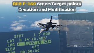 Dcs F-16 Viper Steerpoints Target Points Creation And Modification Tutorial