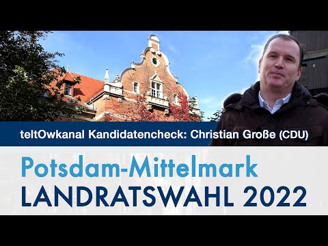 Christian Große - CDU | Kandidat zur Landratswahl in PM 2022