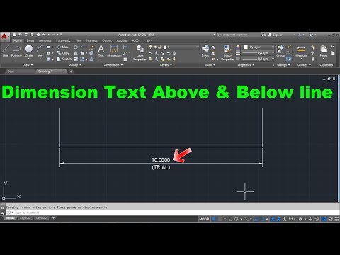 ვიდეო: როგორ ანაწილებთ ტექსტს განზომილებად AutoCAD-ში?