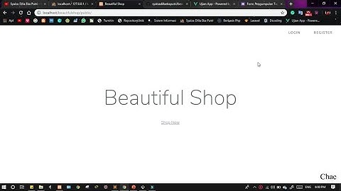 [Teaser] Aplikasi Penjualan Online Berbasis Web Menggunakan Framework Laravel