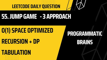 55. Jump Game | Leetcode Daily Question