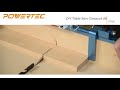 Unboxing the new table sled and blade guard kit from powertec usa