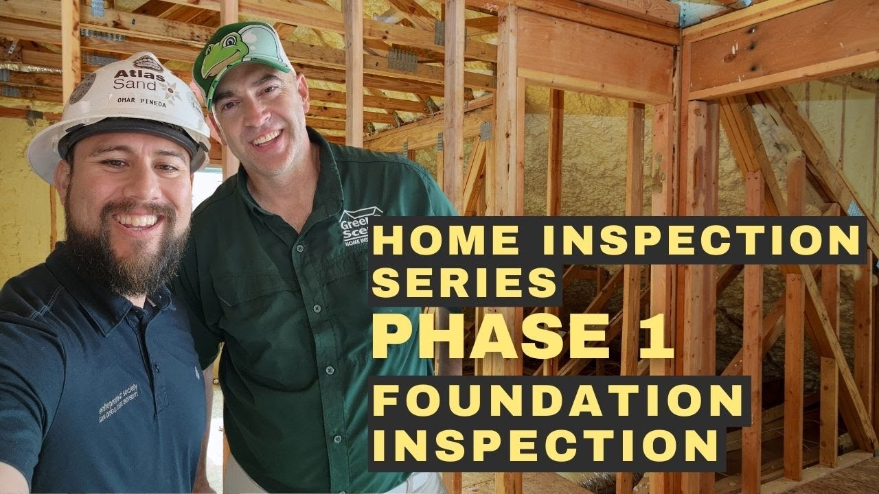 Home Inspection Series: Phase 1 - Foundation Inspection - YouTube