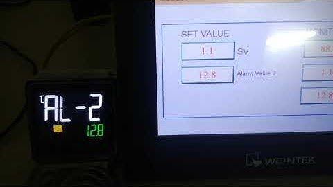 Modbus RTU HMI Weintek - Omron E5CC