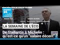 De stellantis  michelin questce quun salaire dcent  france 24