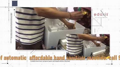 Automatic Affordable Hand Sanitizer dispenser manufacturer II By Edaxis
