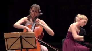 Brahms Cello Sonata op.38 3d mvt, Camille Thomas and Beatrice Berrut