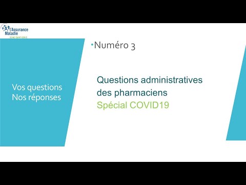 Vos questions, nos réponses n° 3: questions des pharmaciens