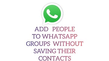 How to add people to a WhatsApp group without saving their contacts #whatsapp #whatsappgroup