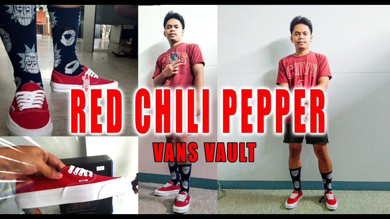 vans vault og authentic lx chili pepper