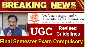 UGC released New Guidelines