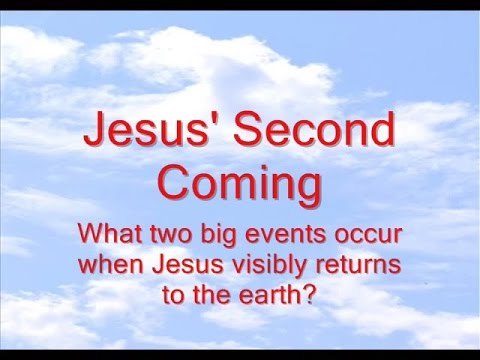 Jesus' Second Coming