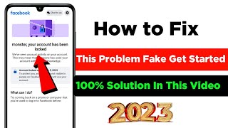 facebook fake get started option your account has been locked problem solved 😭 😭😭