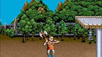 Tiger Road (Capcom 1987)  Attract Mode 60fps