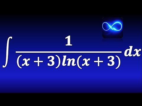 Integral de 1 entre x+3 por logaritmo natural de x+3 (cambio de variable)