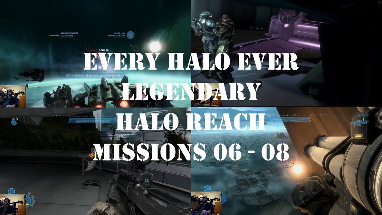 HALO MCC || Reach || Missions 06 - 08 || All Of Halo On Legendary - YouTube