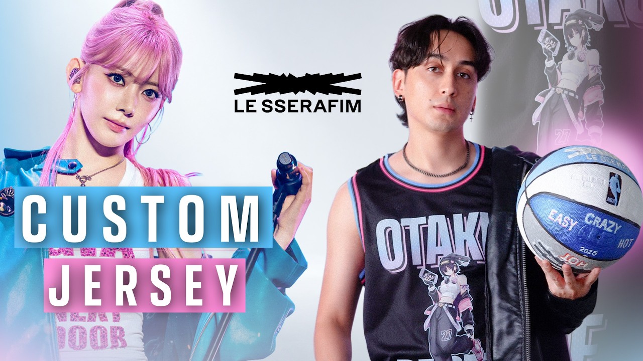 I Couldn't Buy A LE SSERAFIM Jersey, so I Made My Own