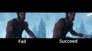 Information Marvel Wolverine QTE Fail vs Succeed Guide