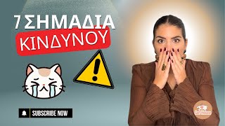 7 Σημάδια οτι η γάτα σου βρίσκεται σε ΚΙΝΔΥΝΟ!