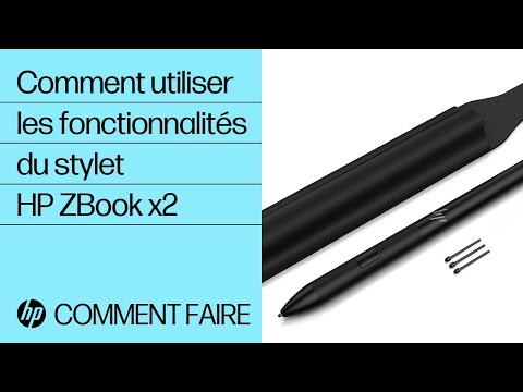 Comment utiliser les fonctionnalités du stylet HP ZBook x2