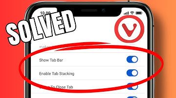 How to turn on tab stacking in Vivaldi