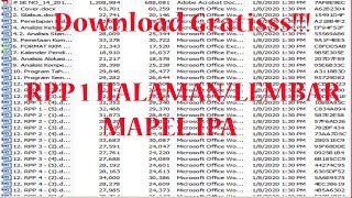 Download RPP 1 Halaman Mapel IPA Kelas 7 8 9 Lengkap dan Gratis
