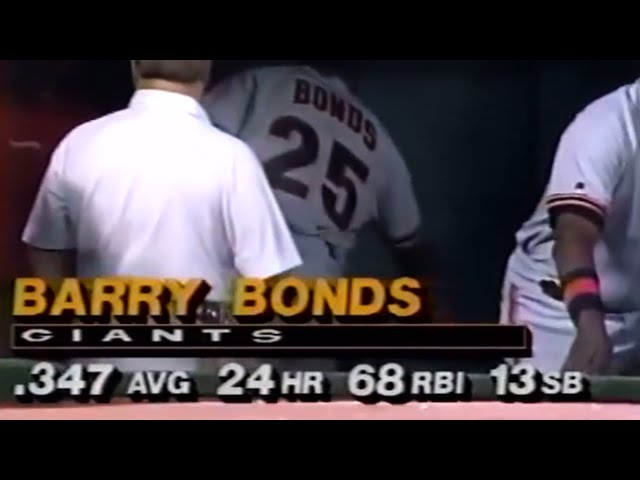 Barry Bonds hits his 200th career MLB HR | July 8, 1993 | Giants