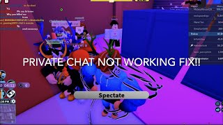 Private Chat Not Working Roblox Forum - roblox chat not working