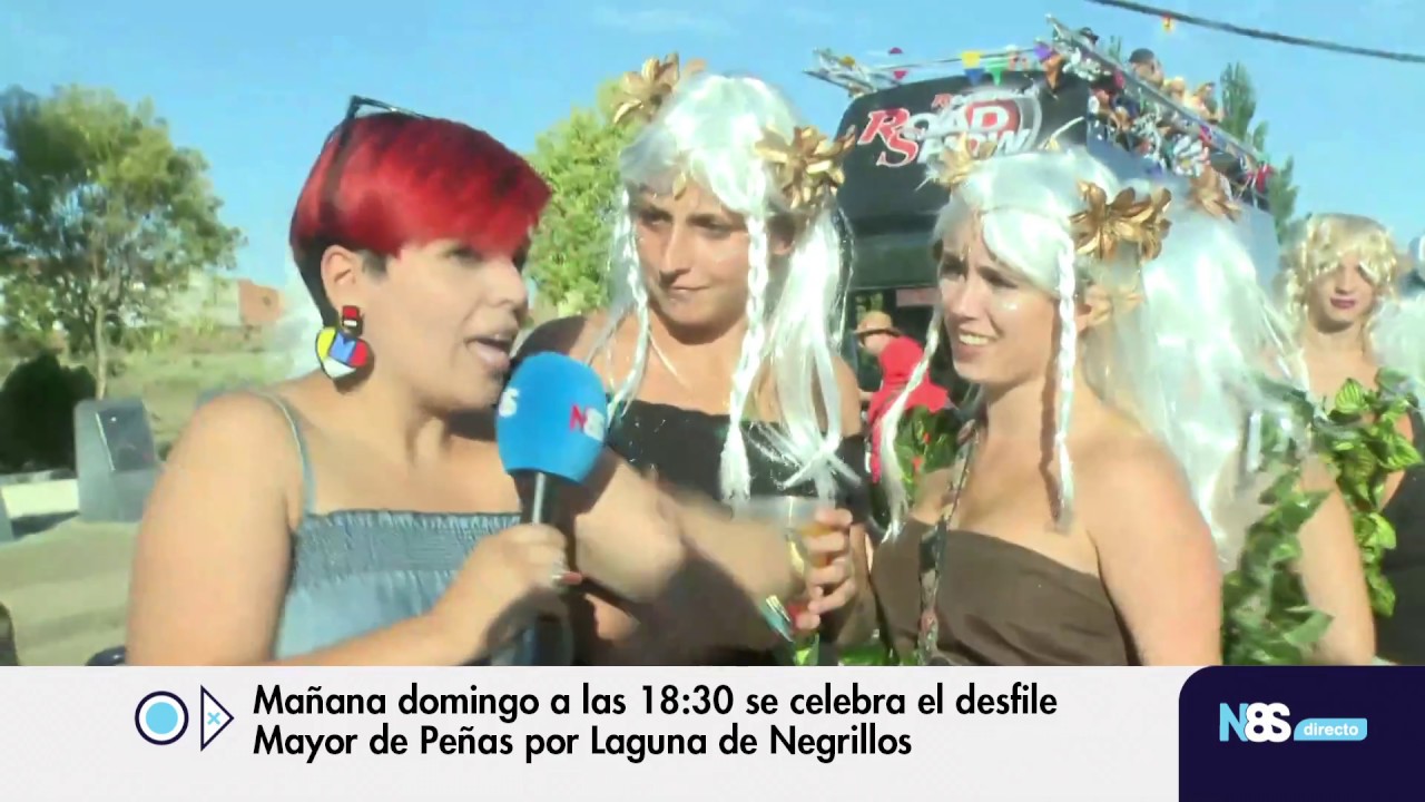 🎭 Desfile de Disfraces (I) - Laguna de Negrillos 🔴📡 N8S DIRECTO 📅 18/08/18