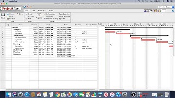 How to use scroll tool and print preview option in ProjectLibre