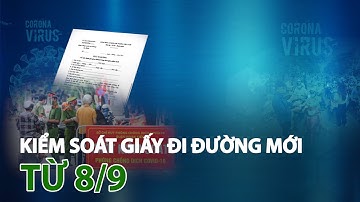 Ngày 8/9, công an Hà Nội sẽ kiểm soát giấy đi đường mới | VTC14