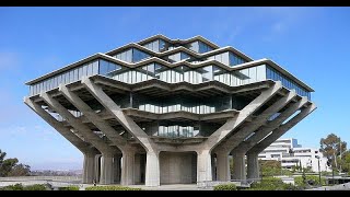 Biblioteca Geisel, EUA. Estilo Hormigón Bruto. Cápsulas arquitectónicas.