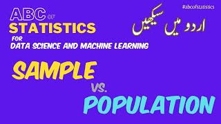 Population vs.  sample and their means