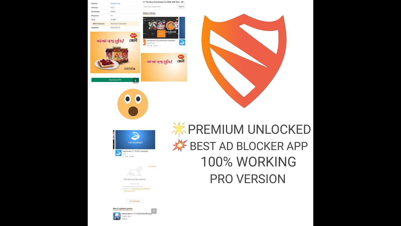 Blokada Adblocker Pro Premium Premium Mod apk Update Bangla