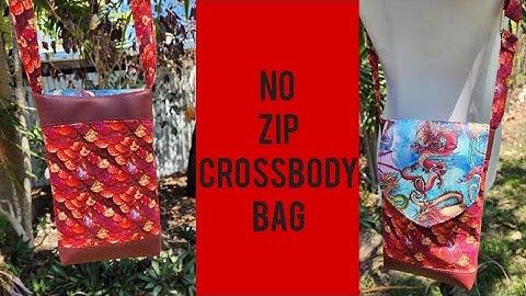 No zip Crossbody by Chris W Design
