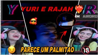 Melhores momentos da live da RAJAH com o Yuri | só resenha kkk como si conheceram? 🥰💘