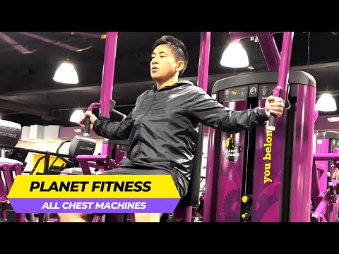 Planet Fitness Chest Machines (HOW TO USE ALL OF