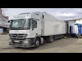 Органы управления Мерседес Actros, переключение АКПП