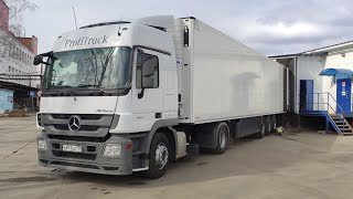 Органы управления Мерседес Actros, переключение АКПП