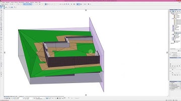 Archicad 18 polygon stepped wallfooting including a solution for backfillings