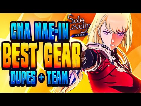 THE VERY BEST! Cha Hae-In Build & Guide (Gear Sets, Teams, Dupes & More!) Solo Leveling: ARISE