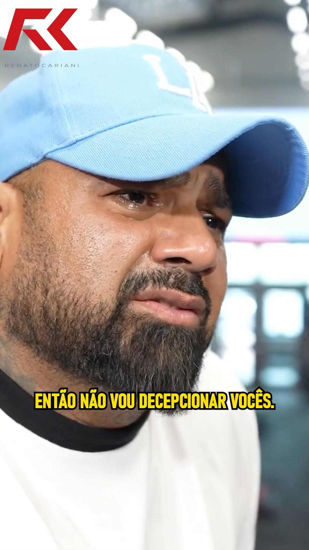 PROJETO COM ANÔNIMO: ELE SE EMOCIONOU! #renatocariani #projetoanonimo #emoção #treino #dieta #vida
