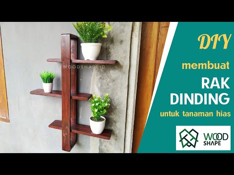 Membuat Rak Dinding Untuk Tanaman Hias Souvenir Dari Kayu Bekas Palet Youtube