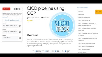 CICD pipeline using GCP || #qwiklabs || #coursera  ||  [With Explanation🗣️]