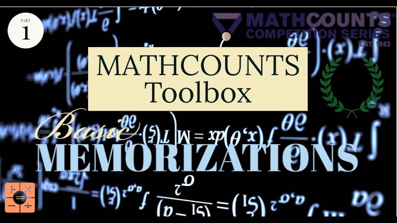 MATHCOUNTS Toolbox Memorization List YouTube