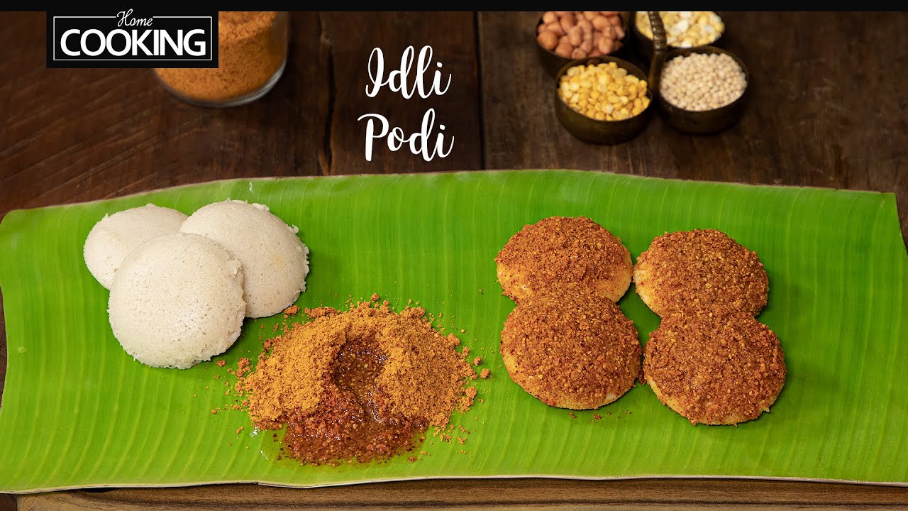 Idli Podi Recipe Gun Powder How To Make Idli Podi Podi Idli Side Dish For Dosa Idli