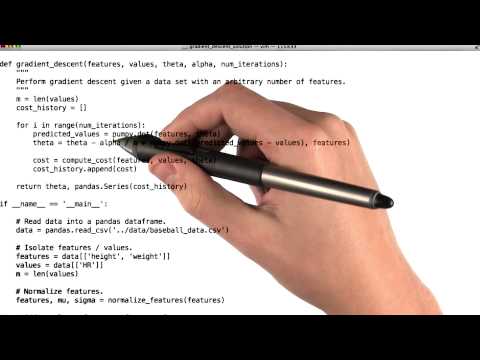 Gradient Descent in Python - Intro to Data Science