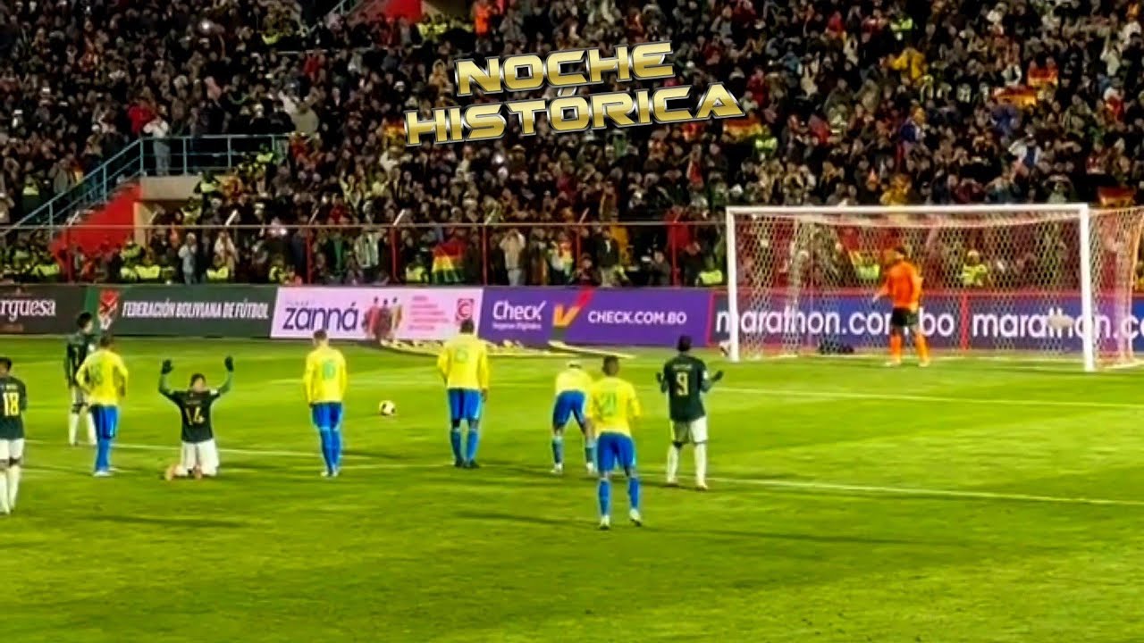 Así se vivió el Bolivia 1 vs 0 Brasil Reacción del repechaje 