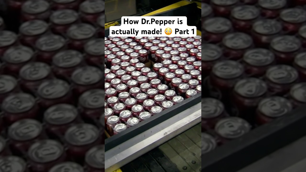 How Dr.Pepper is actually made! 😳 Part 1 